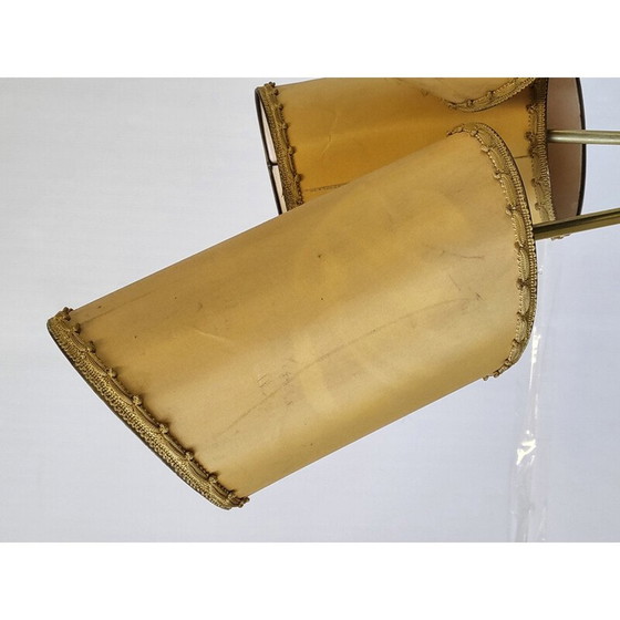 Image 1 of Vintage Arlus brass floor lamp, 1950s