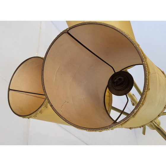 Image 1 of Vintage Arlus brass floor lamp, 1950s