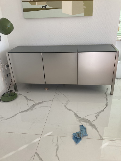 Design Stainless Steel Lowboard Sideboard