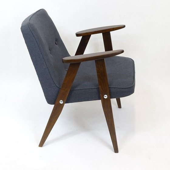 Image 1 of Polish 366 Armchair by Józef Chierowski for Dolnośląska Fabryka Mebli - 1960s