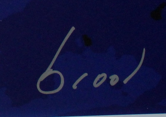 Image 1 of Herman Brood - framed silkscreen: Me(neat frame)