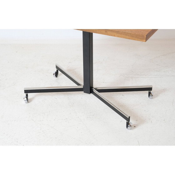 Image 1 of Tavolino laterale regolabile in teak vintage, 1960