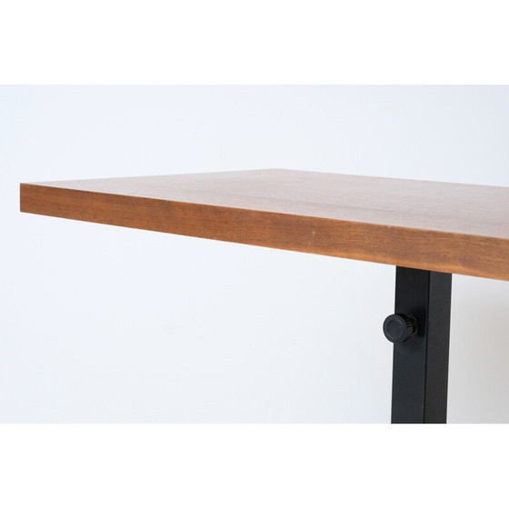 Image 1 of Tavolino laterale regolabile in teak vintage, 1960