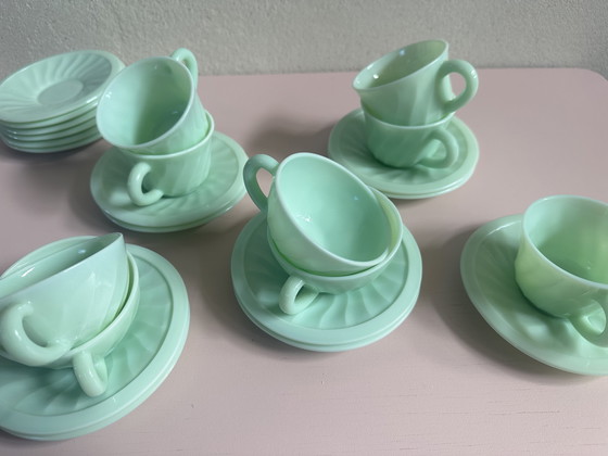 Image 1 of Opaline Cup And Saucer