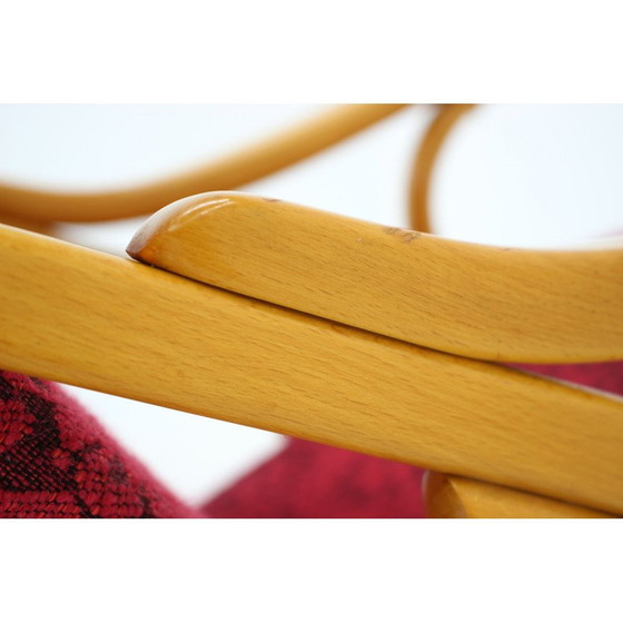 Image 1 of Vintage beechwood rocking chair by Ton, Czechoslovakia 1970s