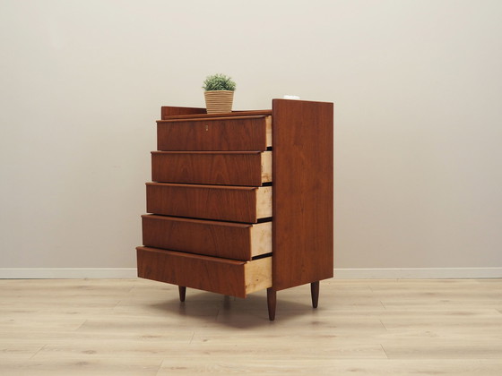 Image 1 of Teak Chest Of Drawers, Danish Design, 1970S, Production: Denmark