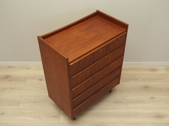 Image 1 of Teak Chest Of Drawers, Danish Design, 1970S, Production: Denmark