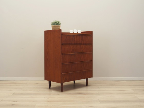 Image 1 of Teak Chest Of Drawers, Danish Design, 1970S, Production: Denmark