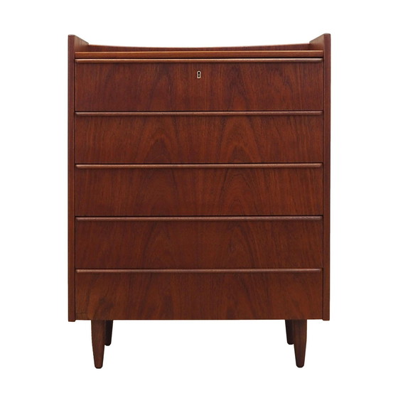 Image 1 of Teak Chest Of Drawers, Danish Design, 1970S, Production: Denmark