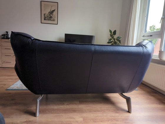 Image 1 of Leolux Tango blue 2 seater sofa