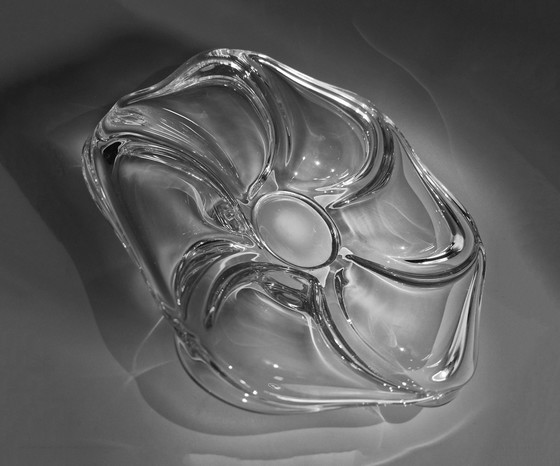 Image 1 of Grande Coupe Vintage - Cristal - Ateliers De Vannes-Le-Châtel - 1970