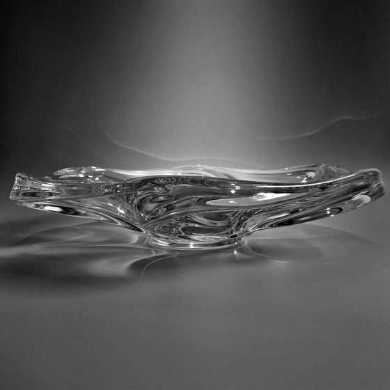 Image 1 of Grande Coupe Vintage - Cristal - Ateliers De Vannes-Le-Châtel - 1970