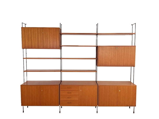 Vintage Omnia Wall System By Ernst Dieter Hilker With Beverage Cabinet