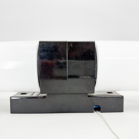 Image 1 of Vintage bakelite and opaline glass wall lamp, Czechoslovakia 1970