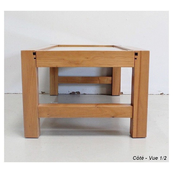 Image 1 of Vintage modular coffee table in solid ash, 1970