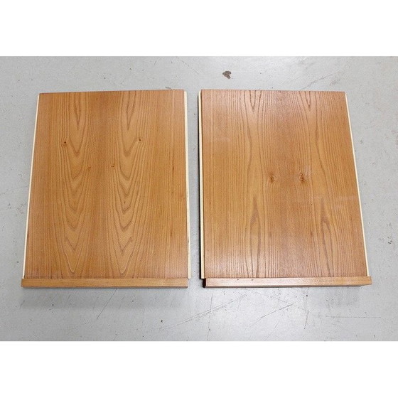 Image 1 of Vintage modular coffee table in solid ash, 1970