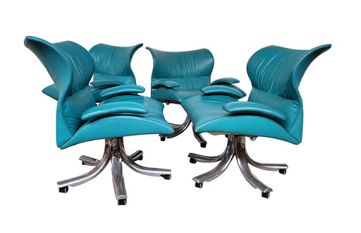 4x Saporiti chairs