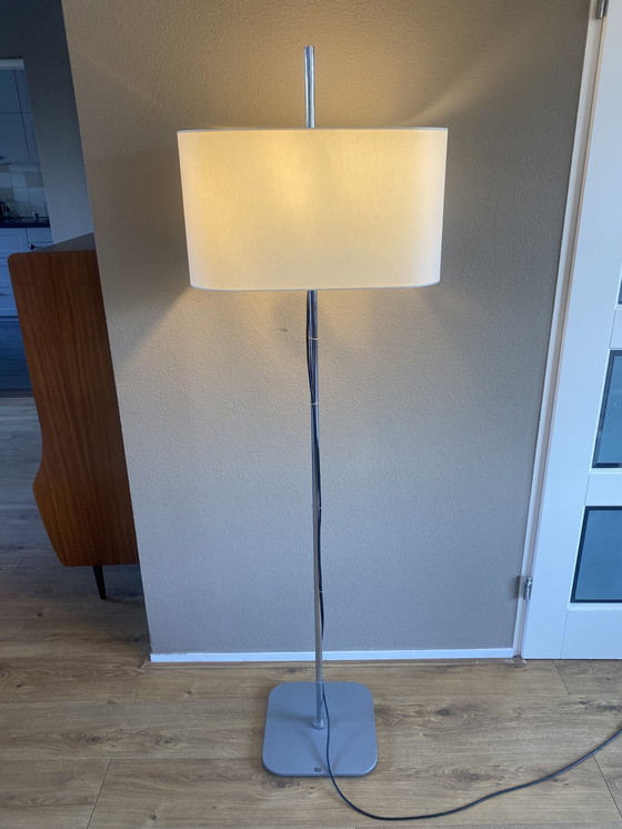 Image 1 of Vintage Rolf Benz table lamp floor lamp milk glass