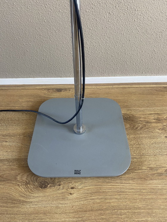 Image 1 of Vintage Rolf Benz table lamp floor lamp milk glass