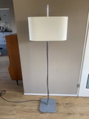 Vintage Rolf Benz table lamp floor lamp milk glass
