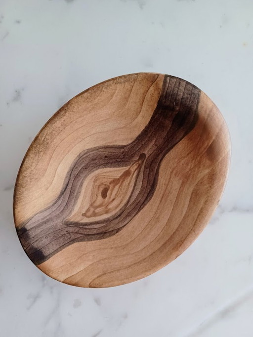 Vallauris Grandjean Jourdan, Faux Bois Bowl