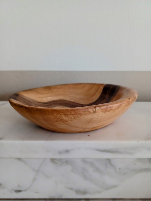 Vallauris Grandjean Jourdan, Faux Bois Bowl