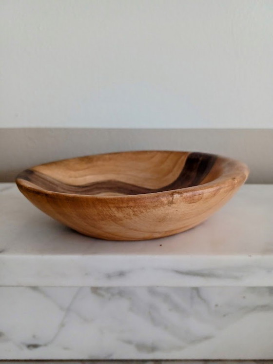 Image 1 of Vallauris Grandjean Jourdan, Faux Bois Bowl