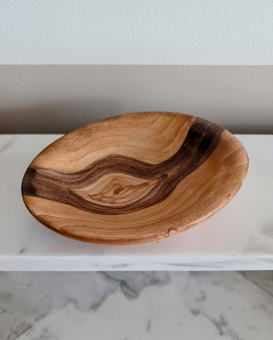 Image 1 of Vallauris Grandjean Jourdan, Faux Bois Bowl