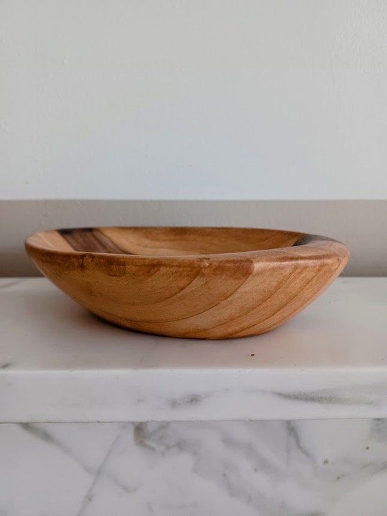 Image 1 of Vallauris Grandjean Jourdan, Faux Bois Bowl