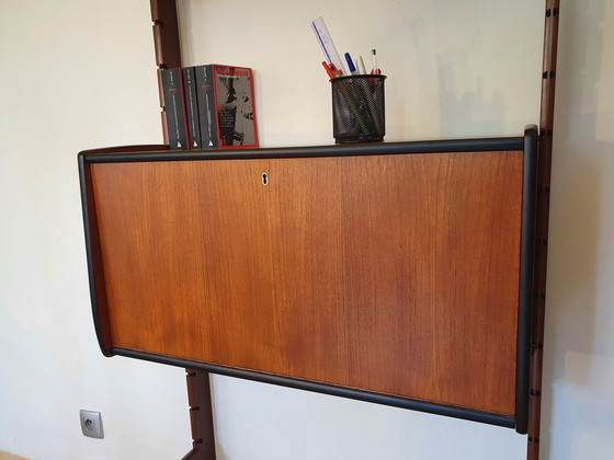 Image 1 of Norwegian Teak Secretary Ergo By Blindheim, 1960S