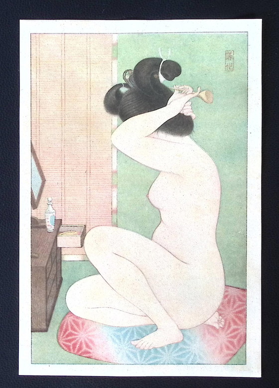 Image 1 of 8x Kikō hakkei - Beautés nues papier litho