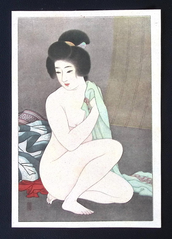 Image 1 of 8x Kikō hakkei - Beautés nues papier litho