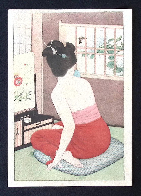 Image 1 of 8x Kikō hakkei - Beautés nues papier litho