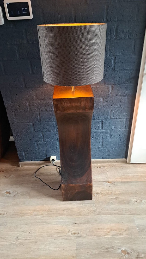 Image 1 of Lions Woodwork Standing Lamp