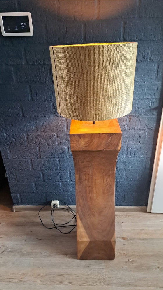 Image 1 of Lions Woodwork Standing Lamp