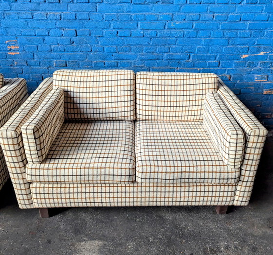 Image 1 of Set Of 2 Retro Sofas - Wool- Denmark