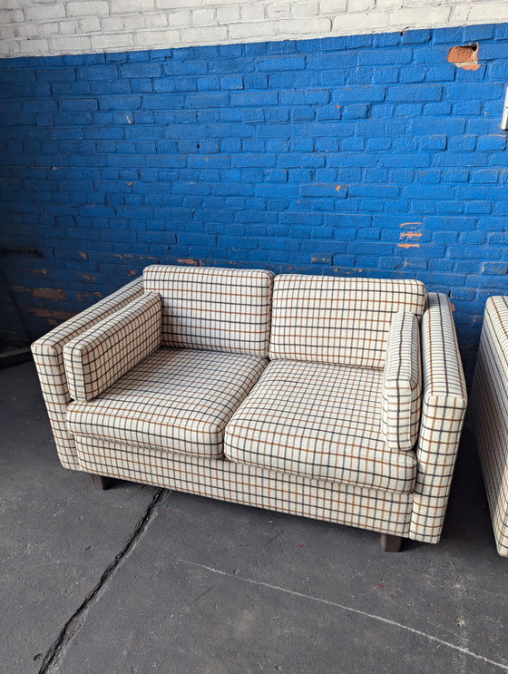 Image 1 of Set Of 2 Retro Sofas - Wool- Denmark