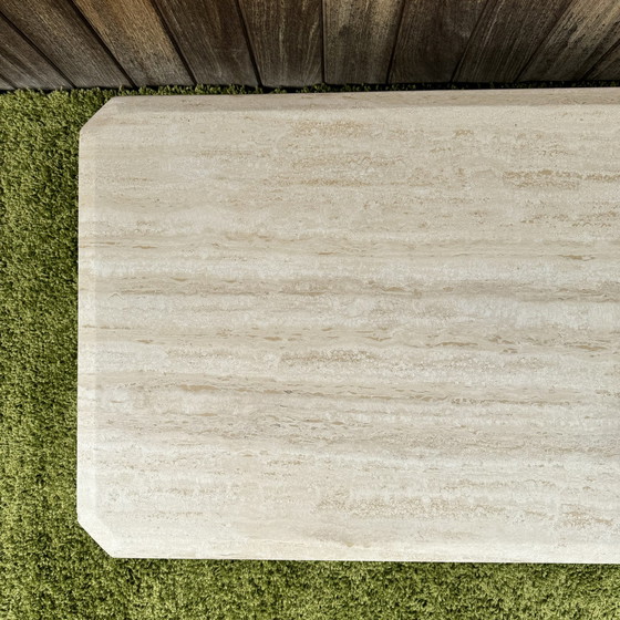 Image 1 of Travertine coffee table