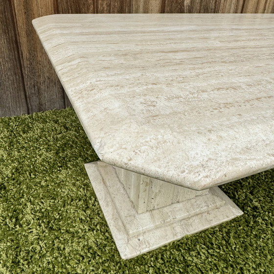 Image 1 of Travertine coffee table