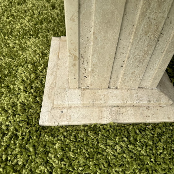 Image 1 of Travertine coffee table