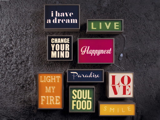 2x lampes Seletti "Lightink box