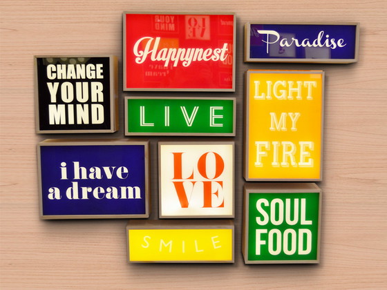 Image 1 of 2x Seletti "Lightink box" lamps