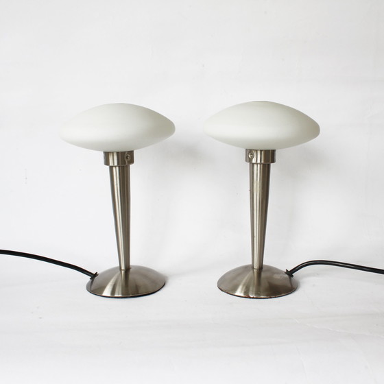 Image 1 of 2x Lampes de table rétro