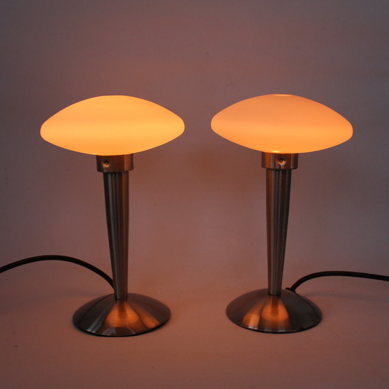 Image 1 of 2x Lampes de table rétro