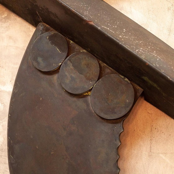 Image 1 of Vintage Art Deco brass wall piece, 1920