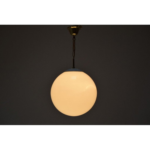 Mid-century Glass Pendant 1970s