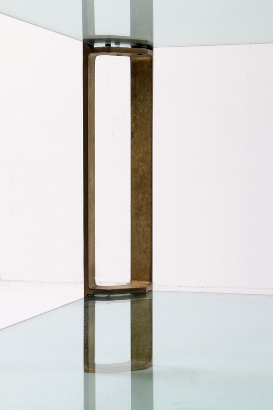 Image 1 of Table basse en verre Design by Peter Ghyczy Model T24 1970