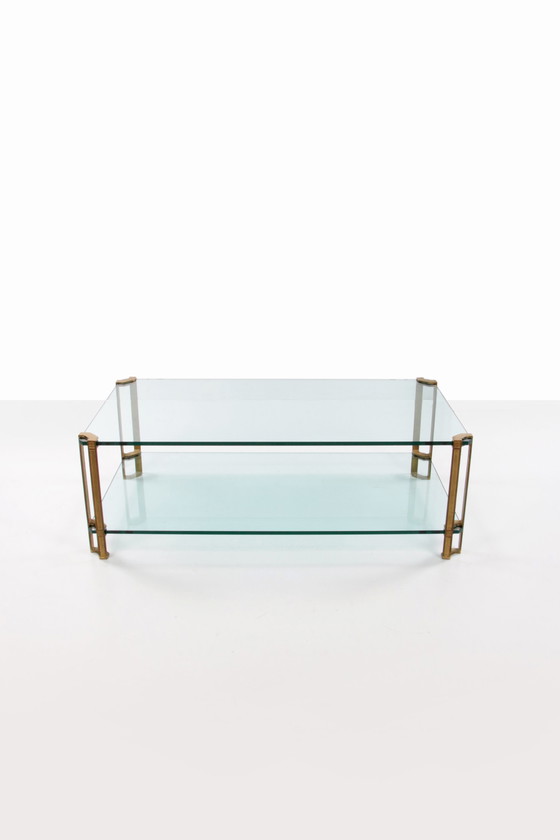 Image 1 of Glass Coffee Table Design By Peter Ghyczy Model T24 1970