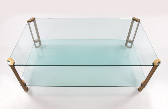 Image 1 of Table basse en verre Design by Peter Ghyczy Model T24 1970