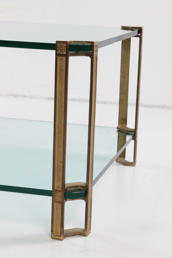 Image 1 of Table basse en verre Design by Peter Ghyczy Model T24 1970